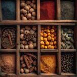 spices, spice box, food